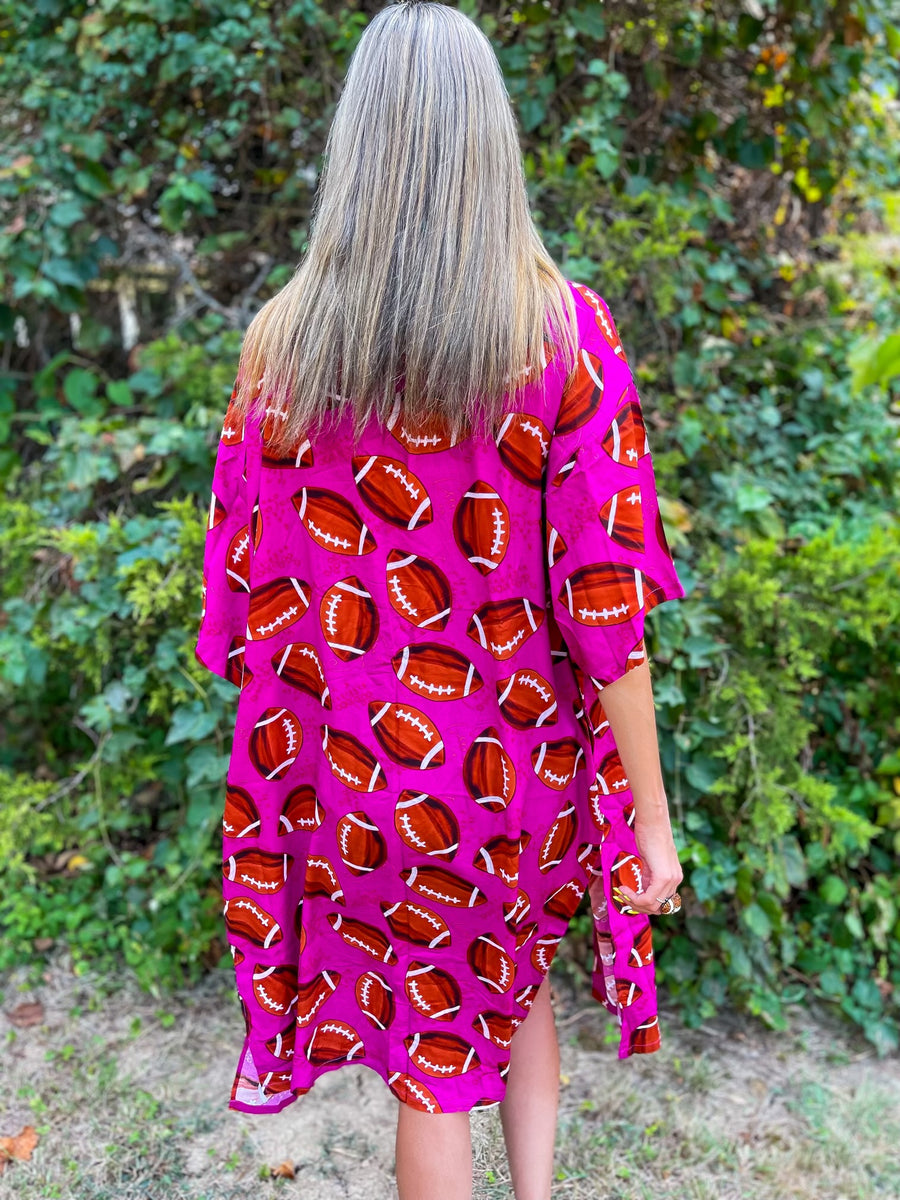Ballard Print Footie Set  Dusty Pink main image 1