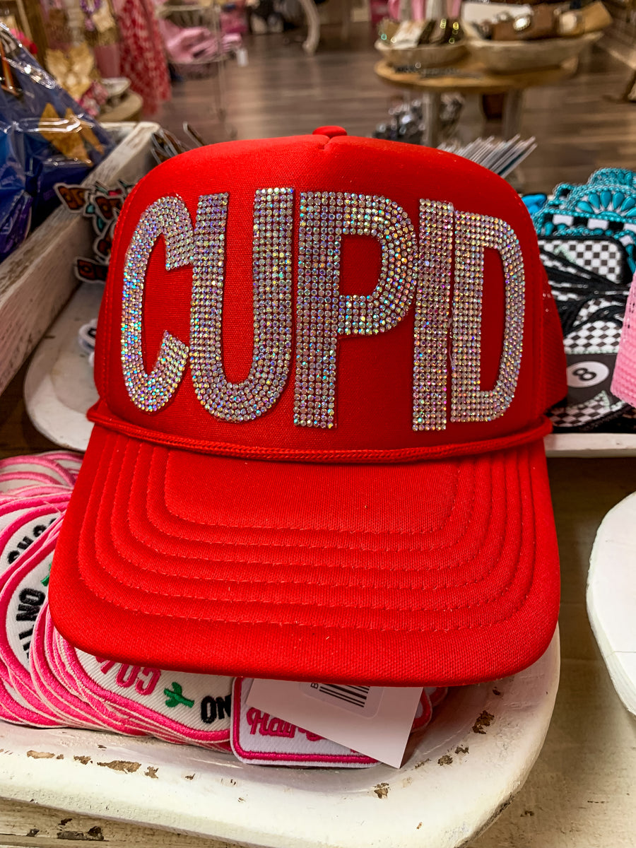 Cupid AB Trucker Cap - Red – Style Babes