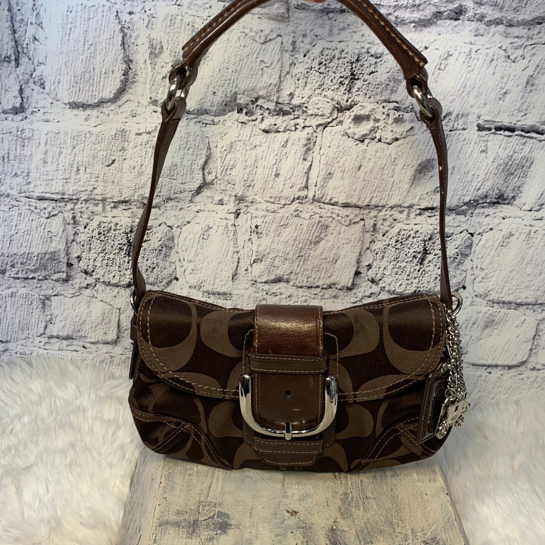Pre Owned Vtg Y2K Coach Soho Mini Sateen Signature C Shoulder Bag