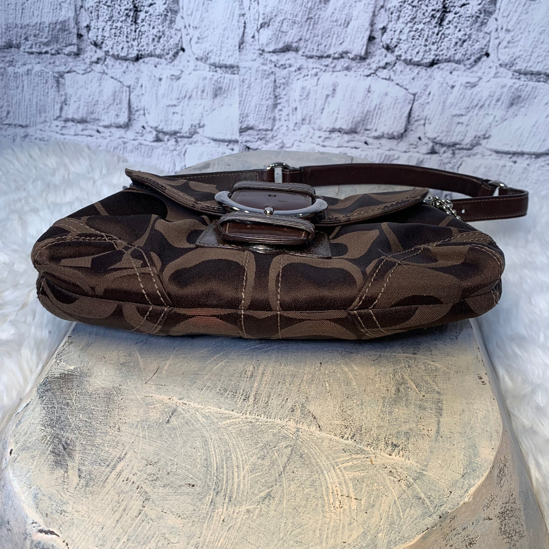 Pre Owned Vtg Y2K Coach Soho Mini Sateen Signature C Shoulder Bag
