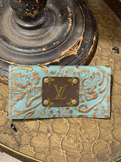 LV Upcycled Louis Vuitton Necklace w/ Leather Tassle – Sandbur