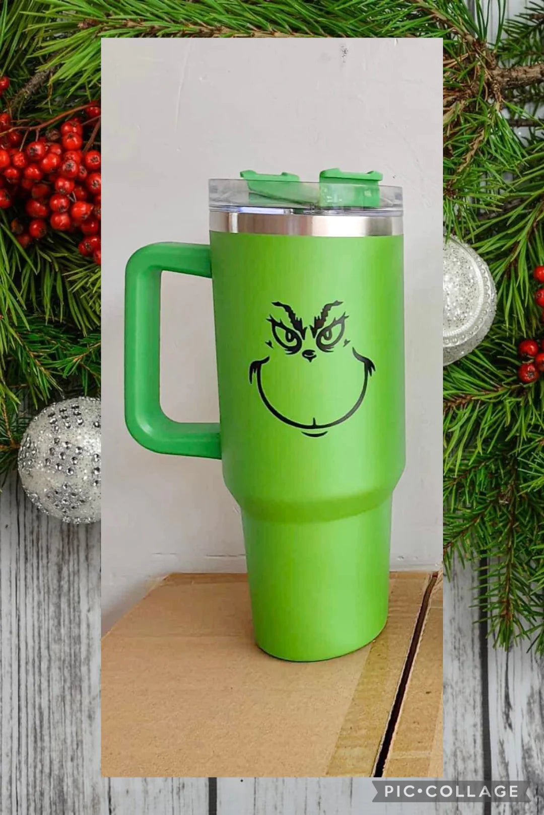 The grinch tumbler, christmas tumbler, whoville tumbler, how the